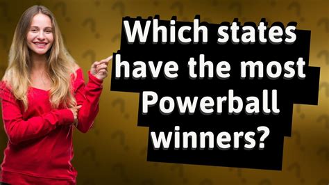which state has the most powerball winners
